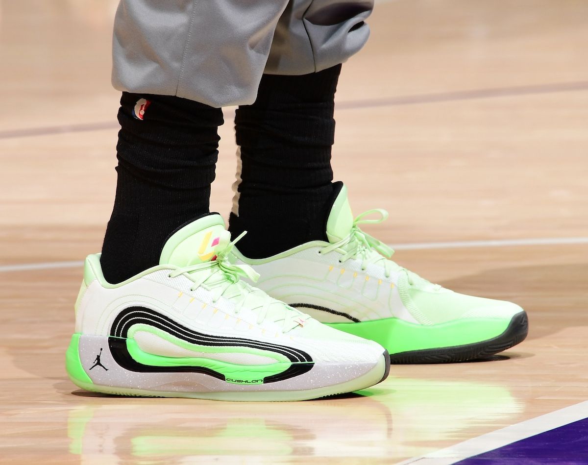 Luka Doncic Unveils New Jordan Luka 4 “Barely Green”