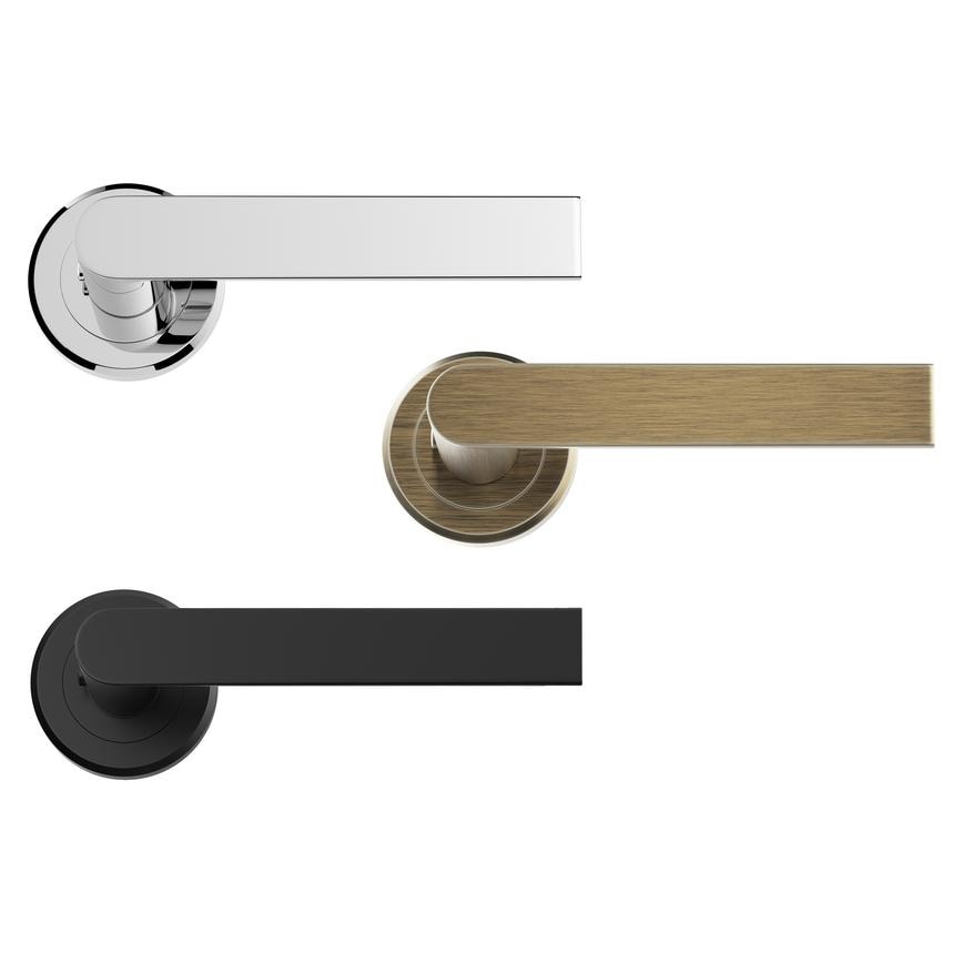 Carlisle Brass Serozzetta Edge Fire Rated Lever on Rose Door