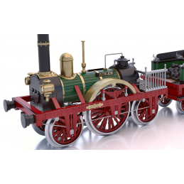 Occre Adler Steam Train Locomotive 1:24 Scale Wood & Metal Model