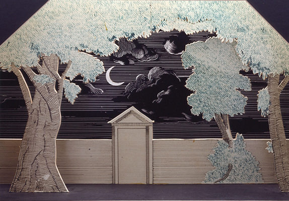 Stage Design for The Rake's Progress : Works | David Hockney