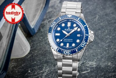 Edox Neptunian Grande Reserve Automatic 80801-3bum-buin | Hodinky