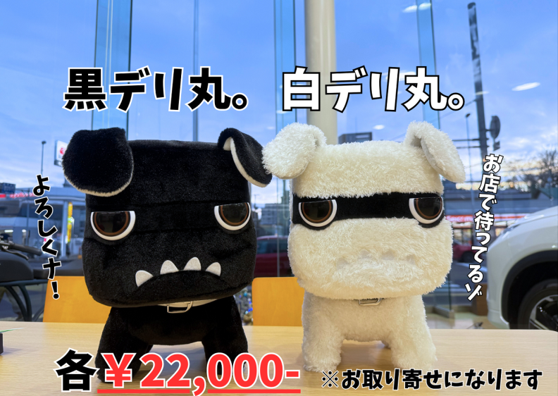 黒丸。】デリ丸｡に仲間が増えました【白丸。】 – 豊平店Blog – 北海道