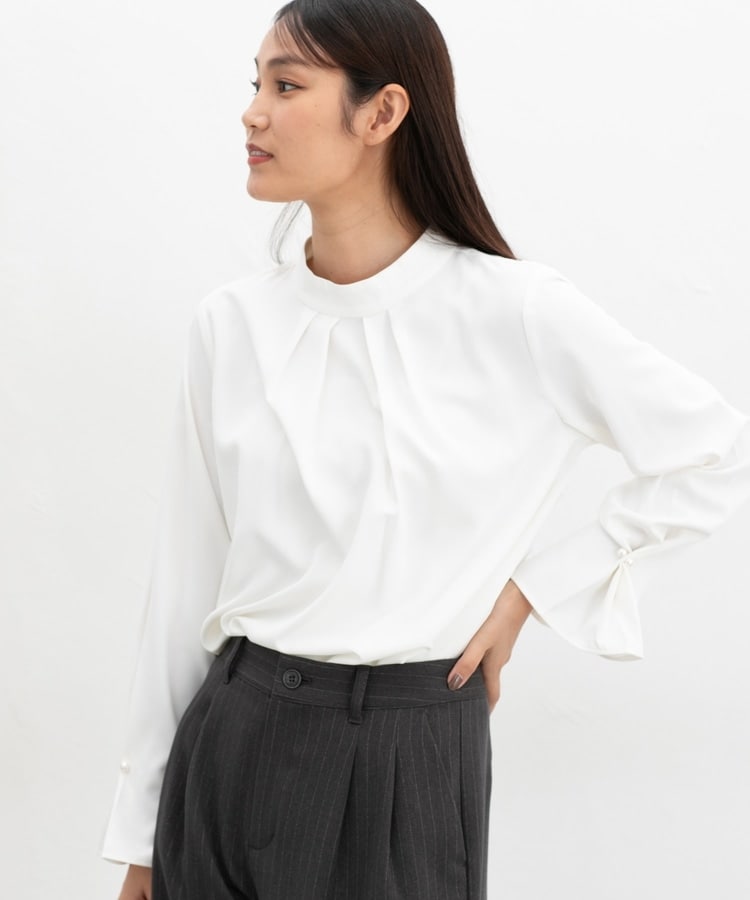 袖パールブラウス: トップス｜ハニーズ公式通販