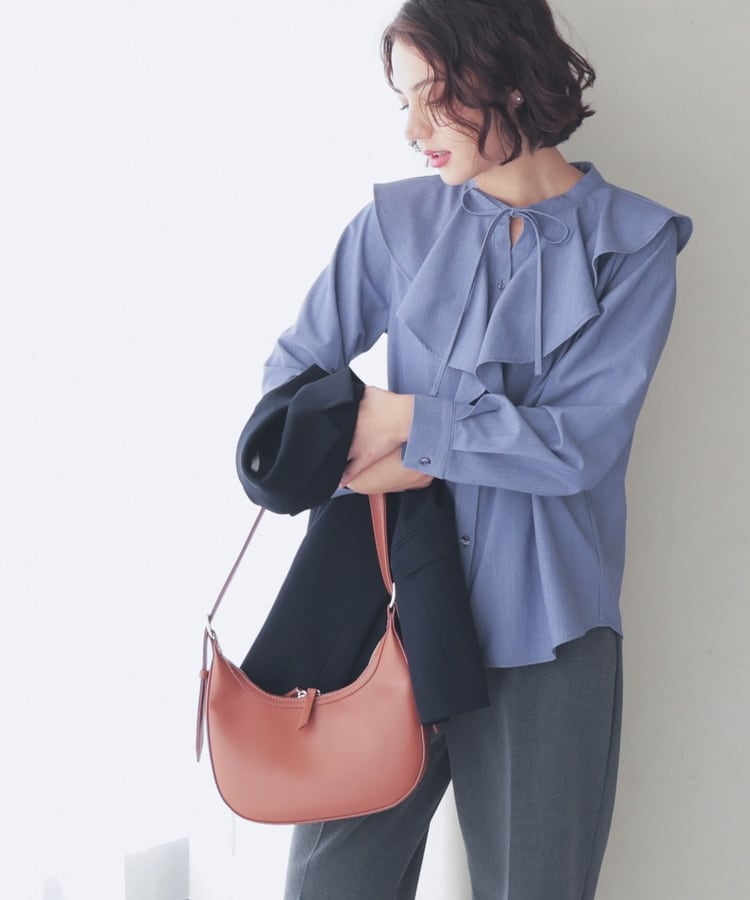 フリルカラーブラウス: トップス｜ハニーズ公式通販