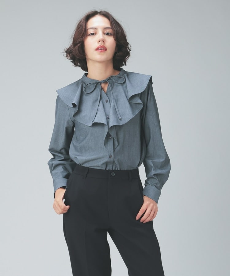 フリルカラーブラウス: トップス｜ハニーズ公式通販