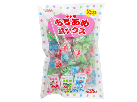 景品用お菓子 テトラもちあめ ミックス （500g）【軽減税率対象商品