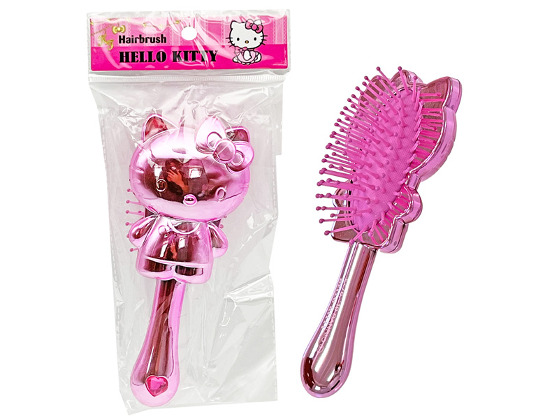 レア‼️キティ ピンク ハワイアンラメコーム 南国トロピカルフルーツ