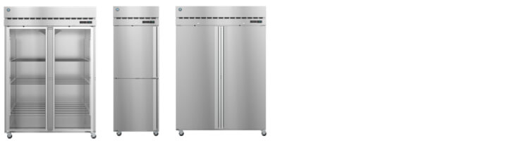 RM-49, Refrigerator, Two Section Glass Door Merchandiser