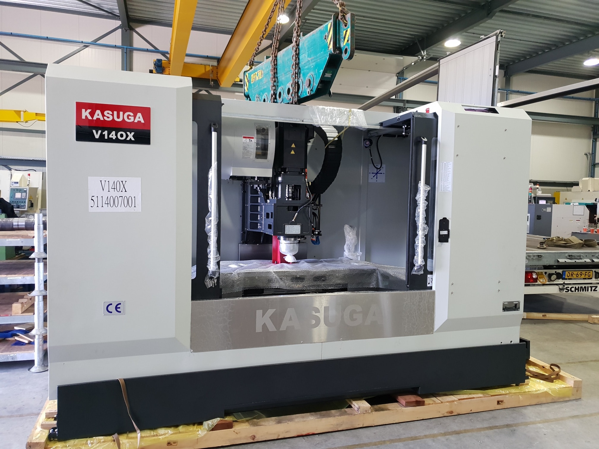 Extension machine park with Kasuga milling machine | Hetraco B.V.