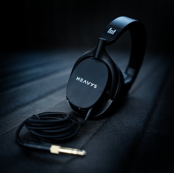 Heavys H1H Headphones - Built for Heavy Music Fans + Travel Case