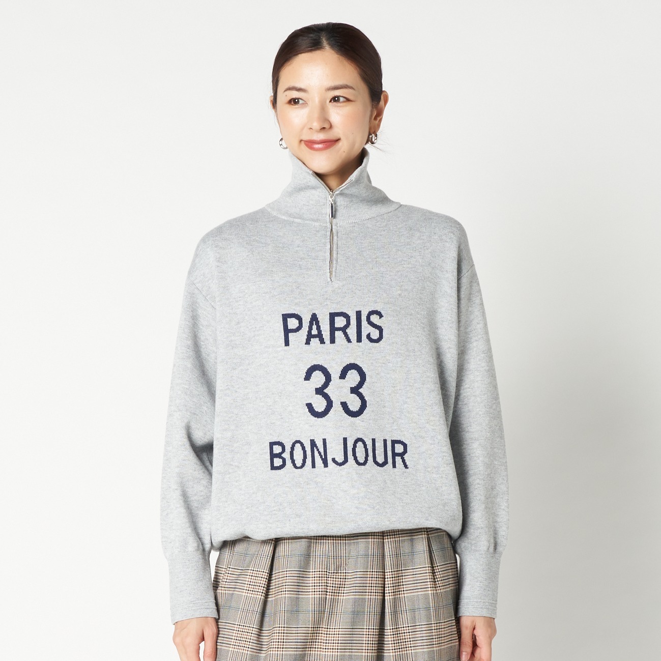 STAND COLLAR LOGO KNIT｜HELIOPOLE｜HÉLIOPÔLE（エリオポール）公式