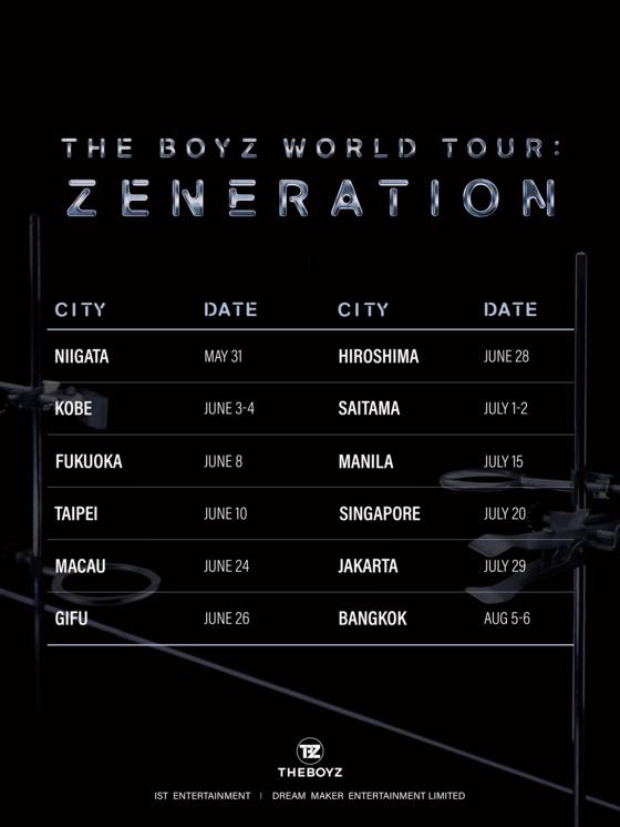 THE BOYZ To Continue World Tour Throughout Asia