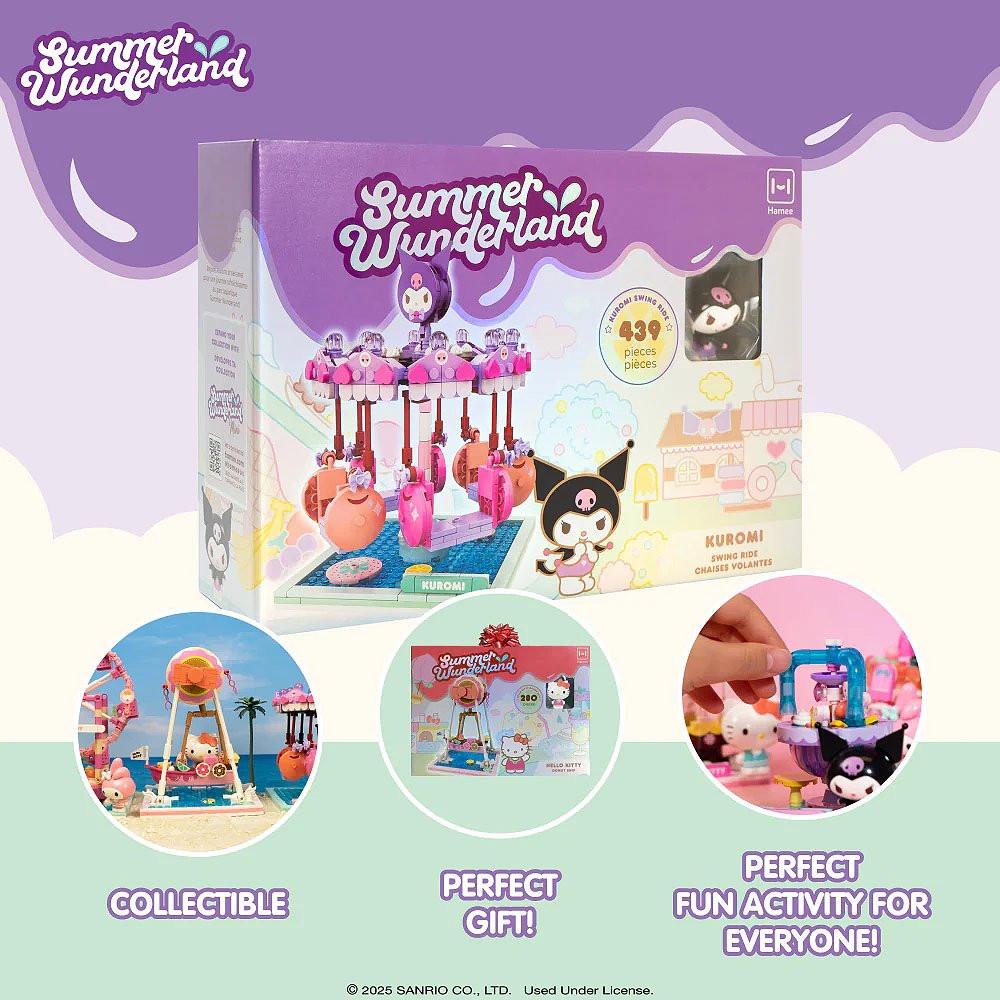 Sanrio Kuromi Building Blocks Summer Wunderland : Swing Ride