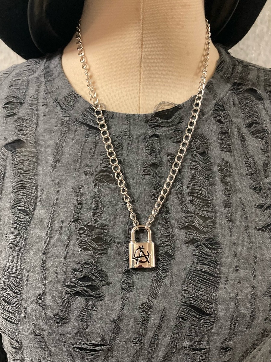 リバーシブル南京錠ネックレス/HELLCATPUNKS(ヘルキャットパンクス