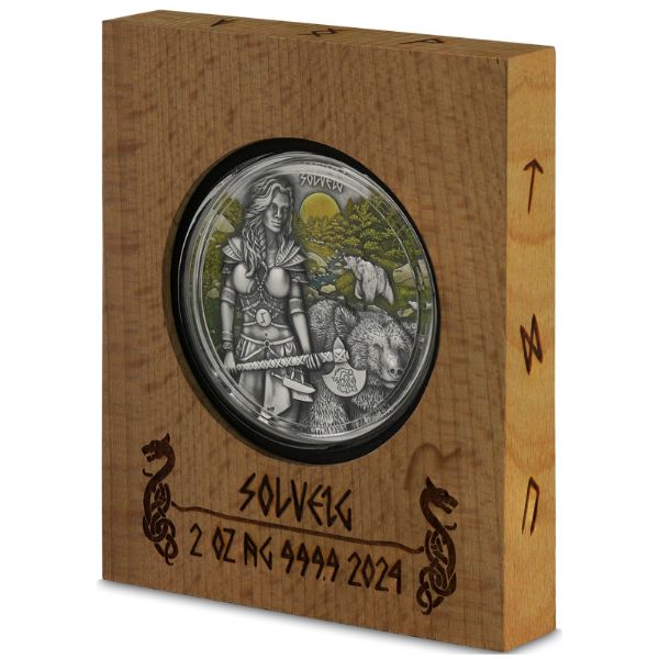2024 Germania 2 oz HR Silver Valkyries - Solveig - Hero Bullion