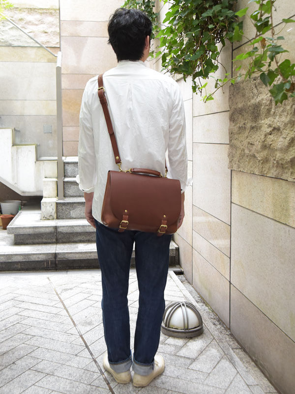 ビジネスバッグとしても使える本革3way仕様のナレッジバッグ / 革鞄の