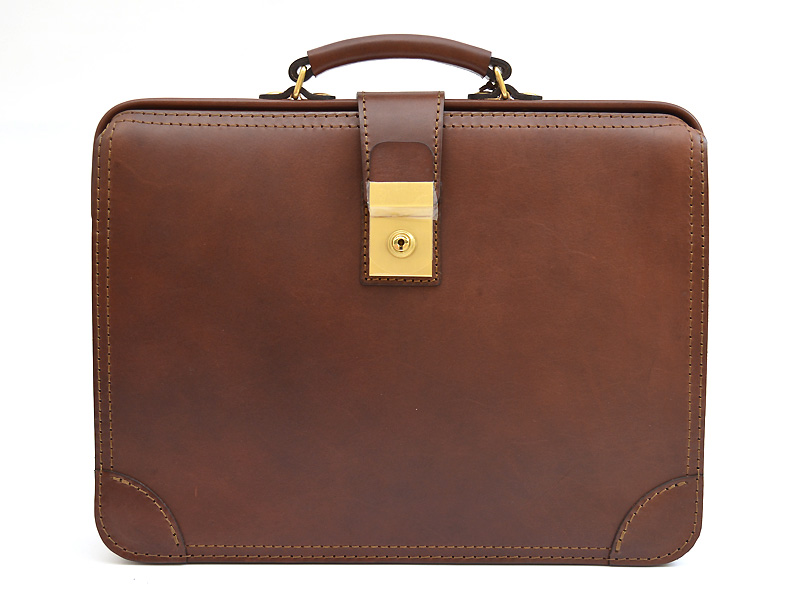 薄マチタイプでスマートな本革ダレスバッグ / 革鞄のHERZ(ヘルツ)公式通販