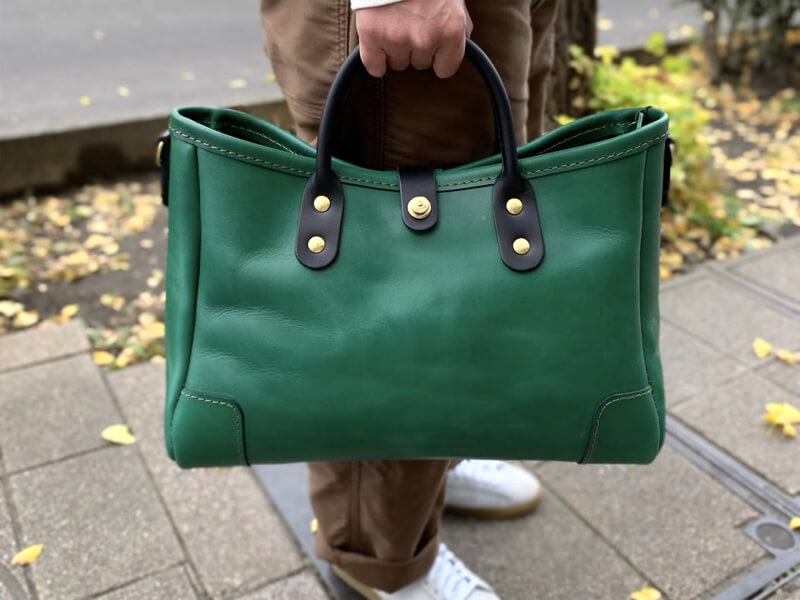 ボトルグリーン追加商品とインスタライブのお知らせ｜革鞄・革小物の