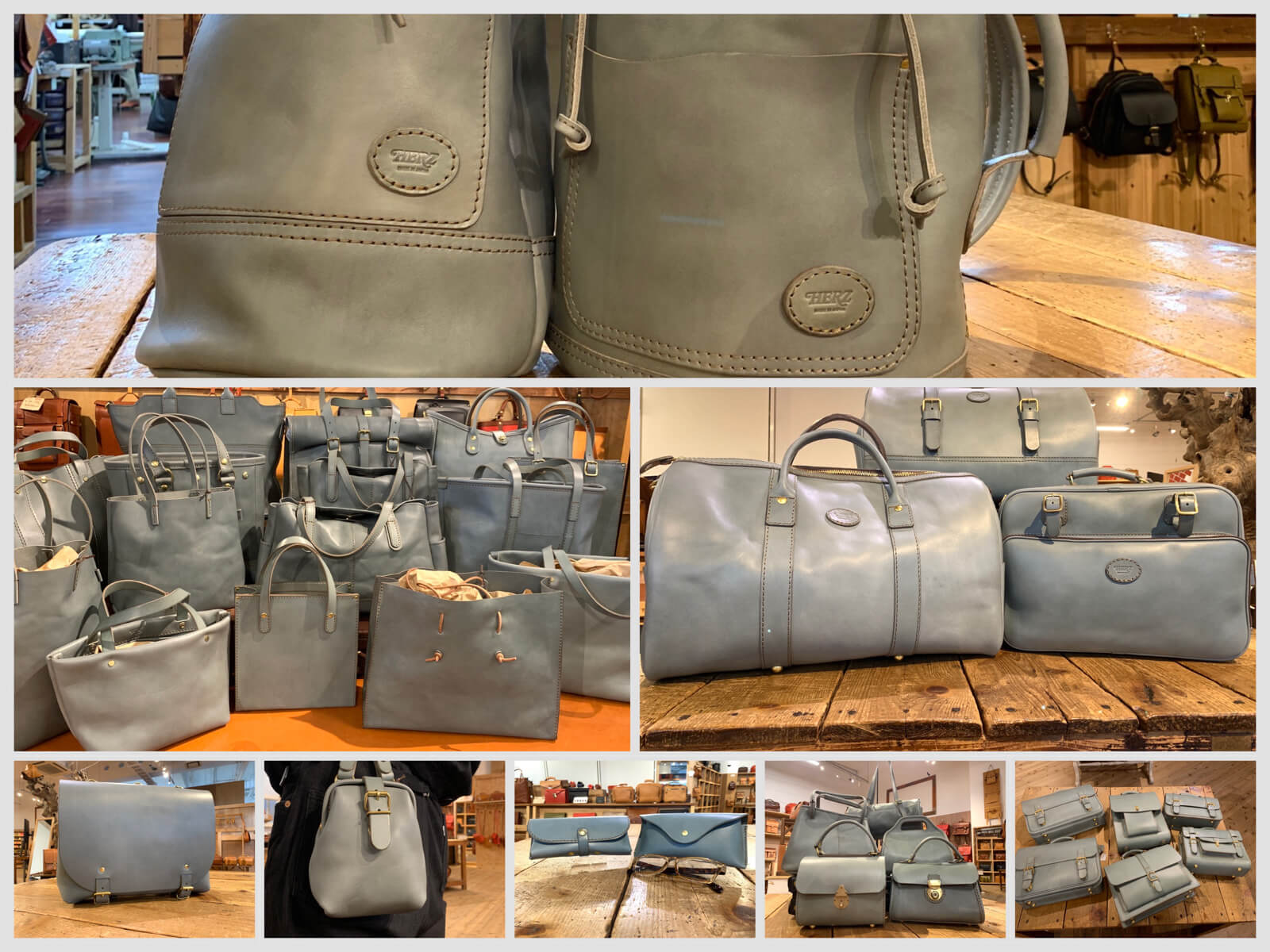 冬の限定革「アイビーグレイ」本店第1弾ラインナップ｜革鞄・革小物の
