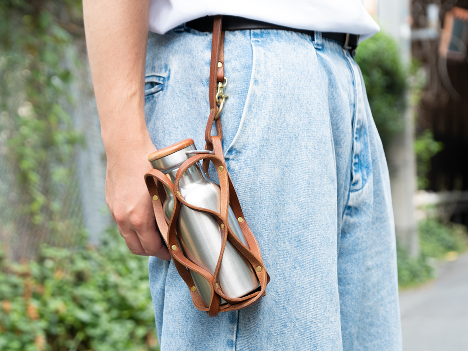 Organ新作：ハニカムボトルホルダー(GS-80)｜革鞄・革小物のHERZ公式通販