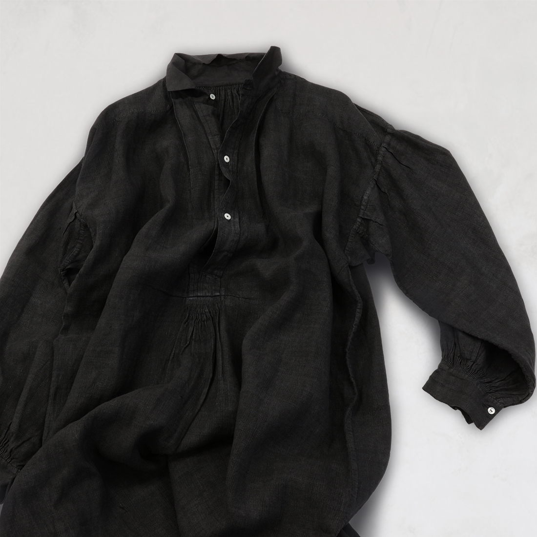 黒に染めれば、服は生まれ変われる。」 ダブルガーゼ オリジナル 日本