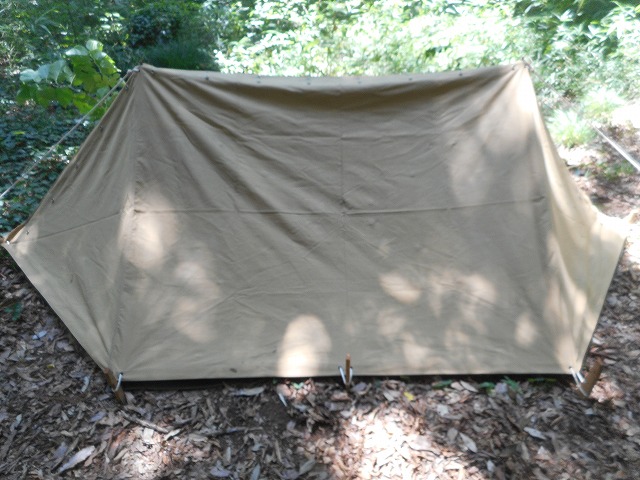 ミリタリーパップテント フランス軍 シェルターハーフ フルセット