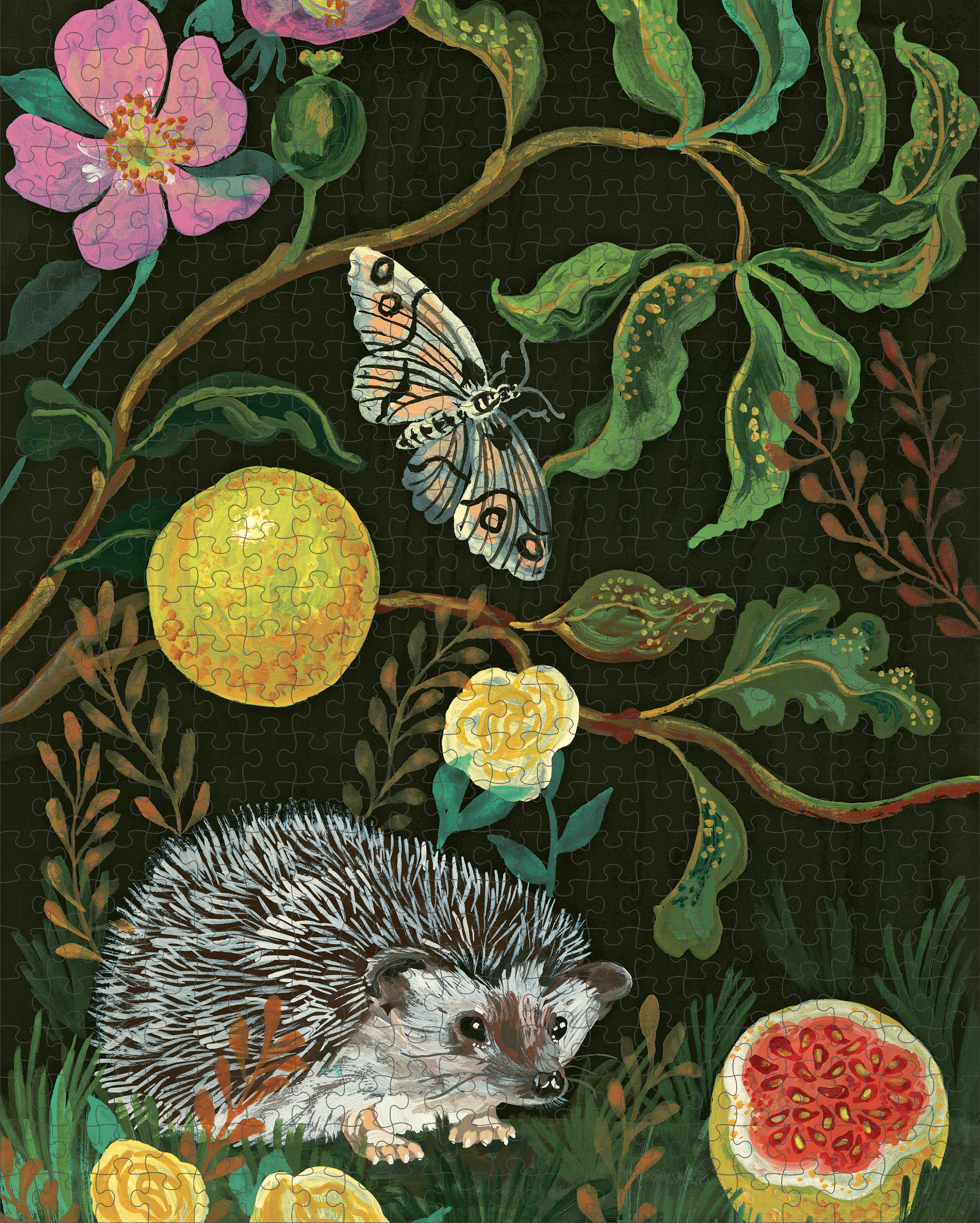 Nathalie Lété: In the Dark Garden 500-Piece Puzzle by Nathalie