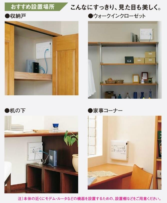 宅内LANパネル まとめてねット ギガ ＜WTJ5048K＞[パナソニック]の通販