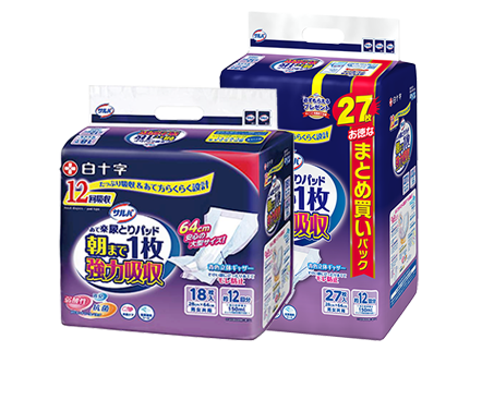 サルバ あて楽パッド朝まで1枚 夜用／夜用スーパー／強力吸収 | 製品