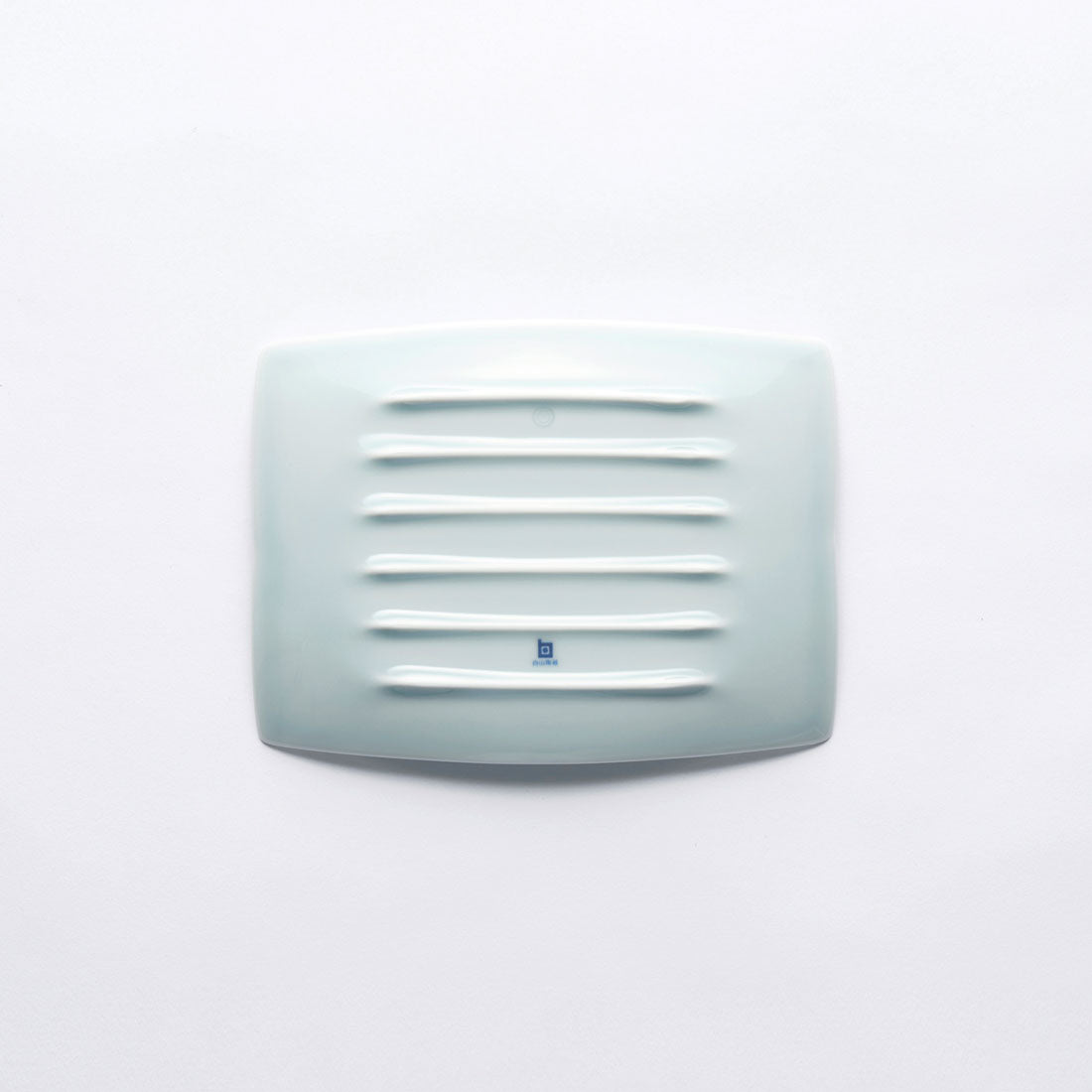 長方皿 長方皿(中) 青白釉 | 白山陶器直営オンラインストア