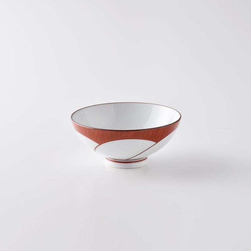 ねじり梅 4寸飯碗 赤 | 白山陶器直営オンラインストア