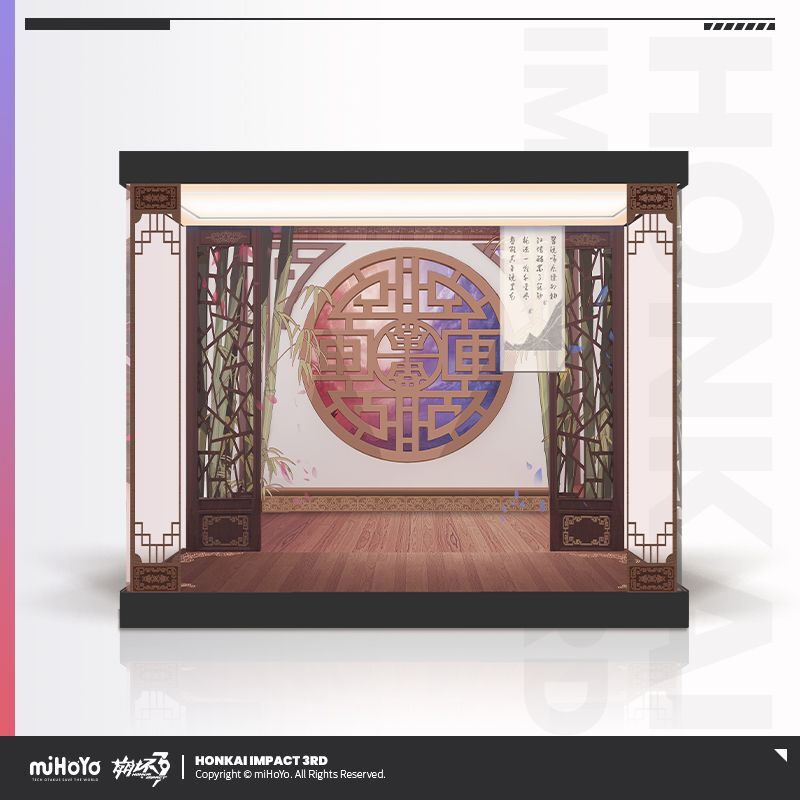 3rd 599pt】崩壊3rd ゼーレ・墨染の鏡華 1/8 フィギュア展示ケース LED