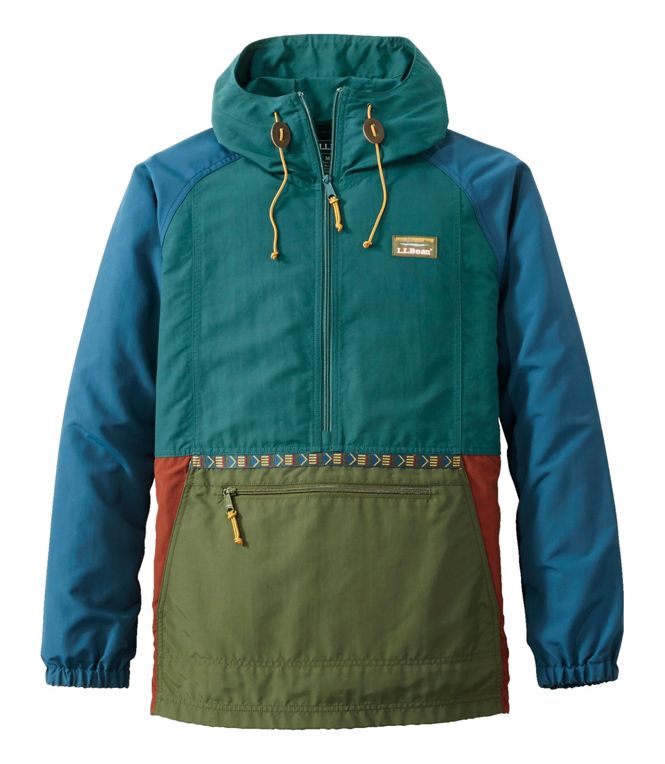 L.L.Bean Mountain Classic Anorak, Multi-Color for Men – Half-Moon
