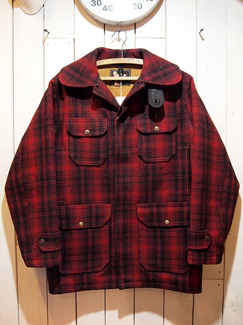 1950s【Woolrich】マッキーノジャケット - 古着屋HamburgCafe