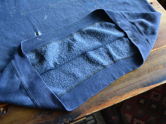 1970s ペンキ半袖スウェット 実寸L - 古着屋HamburgCafe