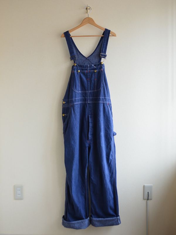 1960s UNION MADE デニムオーバーオール 実寸w39 - 古着屋HamburgCafe