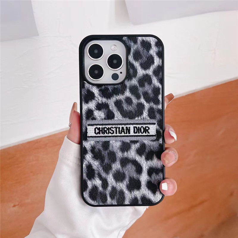 dior 風 iphone15/15pro max ケース ヒョウ 柄 ディオール iphone14pro