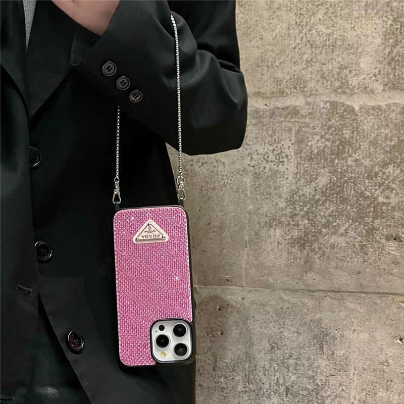 iphone16/16pro ケース キラキラ の スマホケース プラダ iphone15