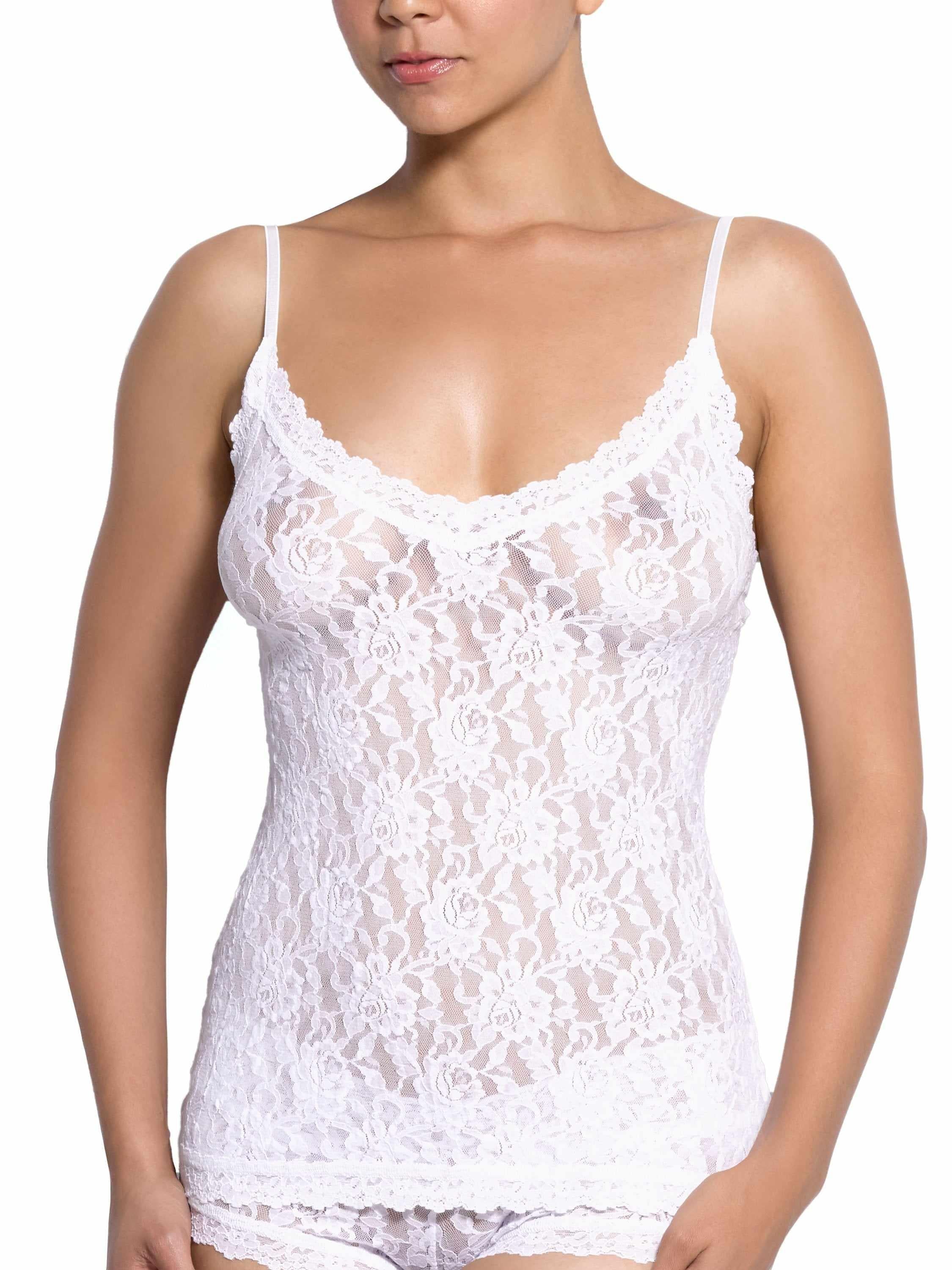Signature Lace® V-Front Cami White | Hanky Panky