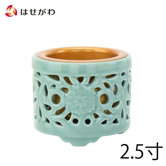 土香炉 透し落し付 2.5寸 | お仏壇のはせがわ公式通販