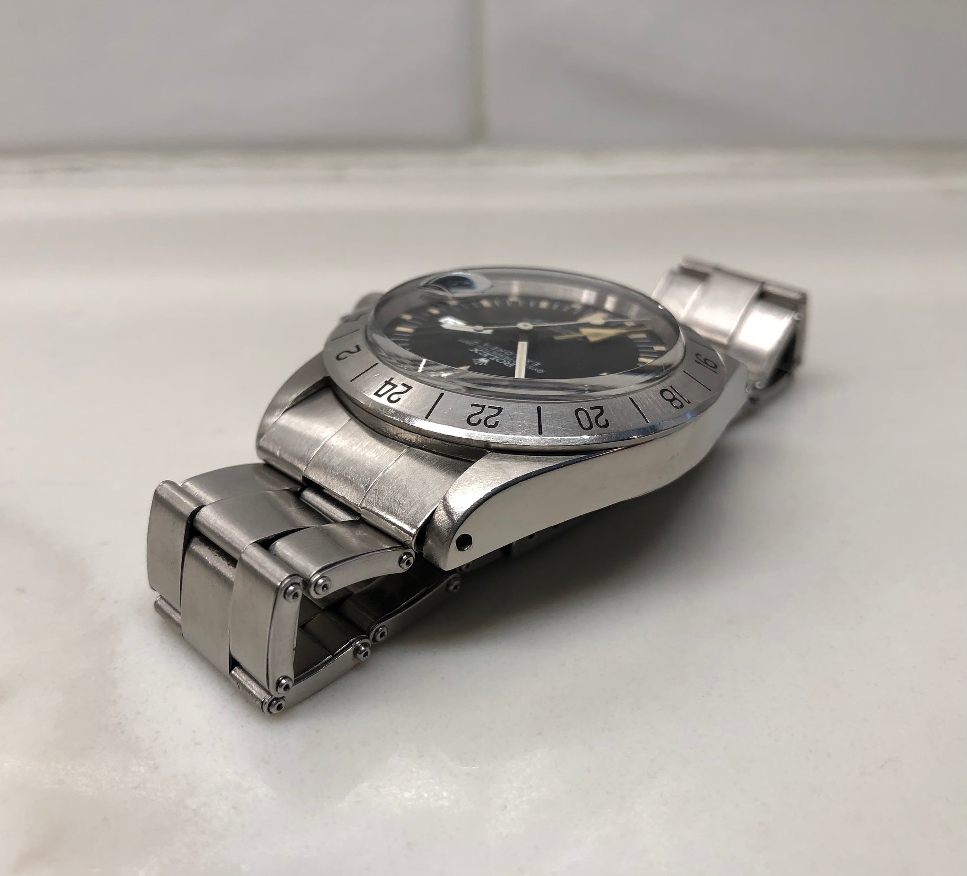 1975 Rolex Explorer II 1655 Mk 2 Steel Wristwatch with Box Papers