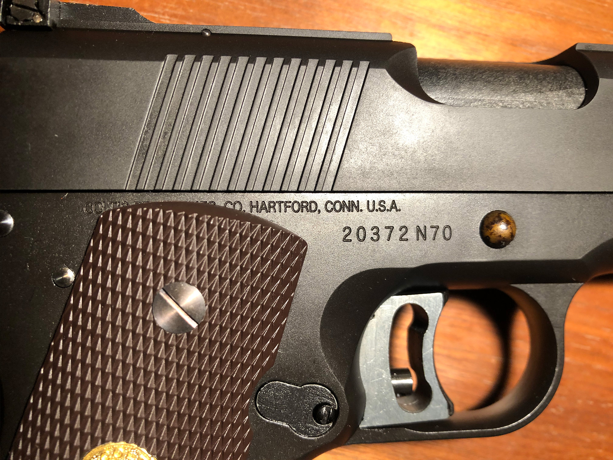 M1911 シリーズ'70 ゴールドカップ ナショナルマッチ CAW製モデルガン