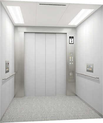 用途別（商業施設）：オーダー型乗用エレベーター：エレベーター：株式