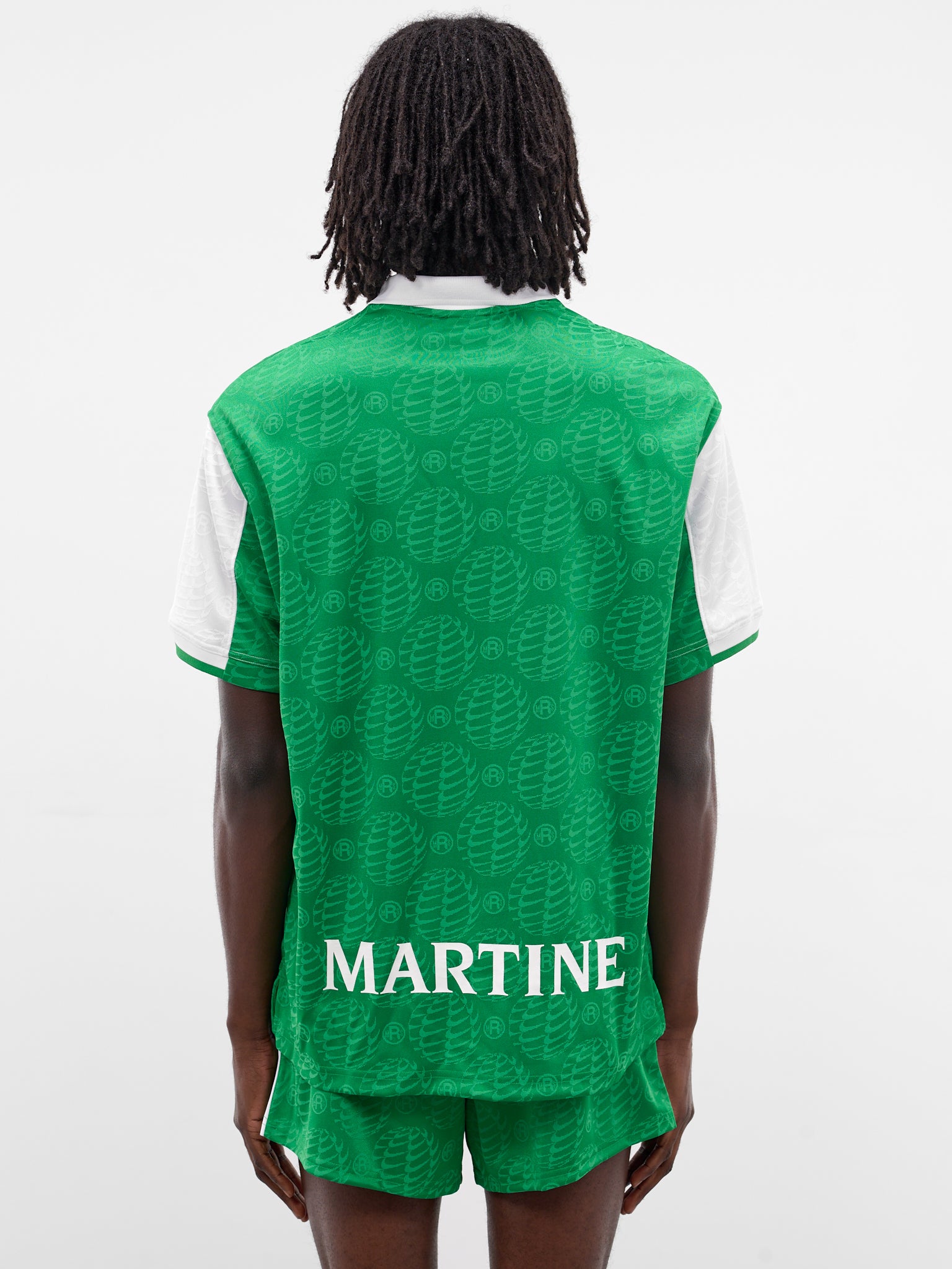 Martine Rose x Nike Green Polo (HM9020-310-LUCKY-GREEN-WHITE)
