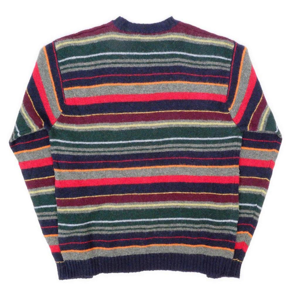 00's J.CREW マルチボーダーウールニットmtp070c0501504179｜VINTAGE