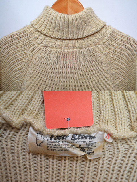 70's Peter Storm タートルネックセーター - used&vintage box Hi-smile