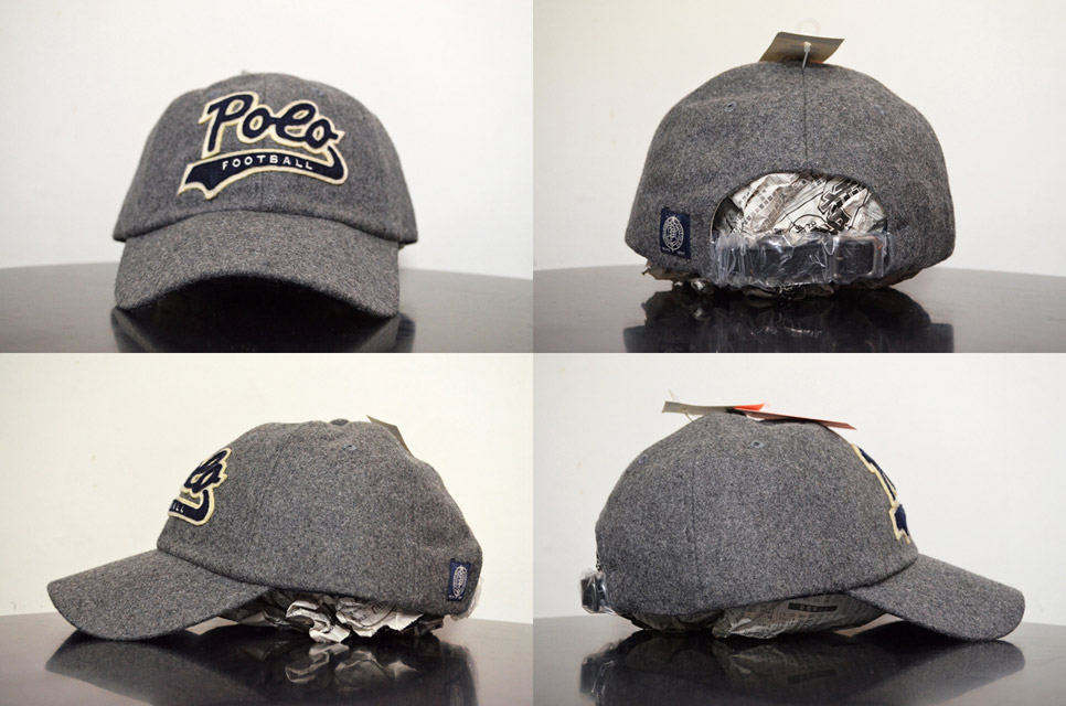 新品 POLO Ralph Lauren SCRIPT LOGO WOOL CAP - used&vintage box Hi