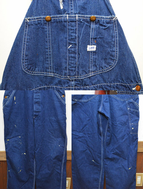 60-70's Lee デニムオーバーオール “ローバックスタイル