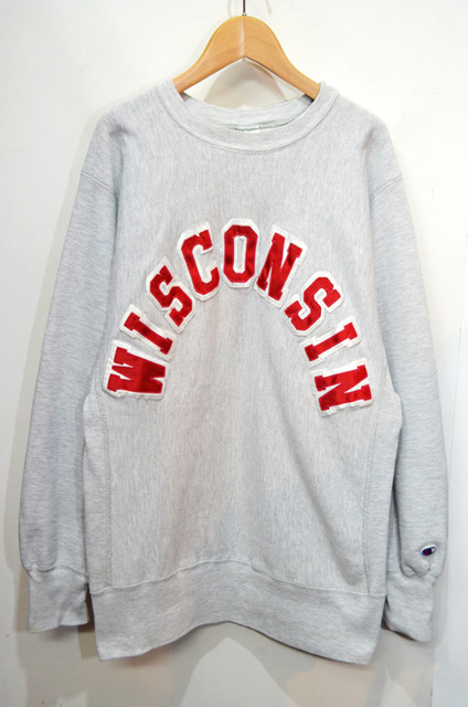 90's Champion リバースウィーブスウェット “WISCONSIN