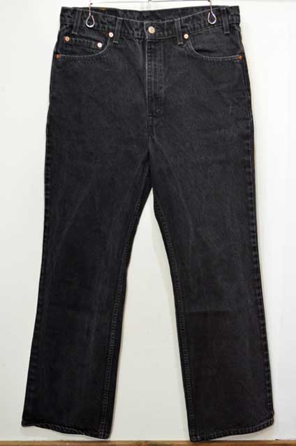 90's Levi's 517 ブラックデニムパンツ “USA製” - used&vintage box Hi